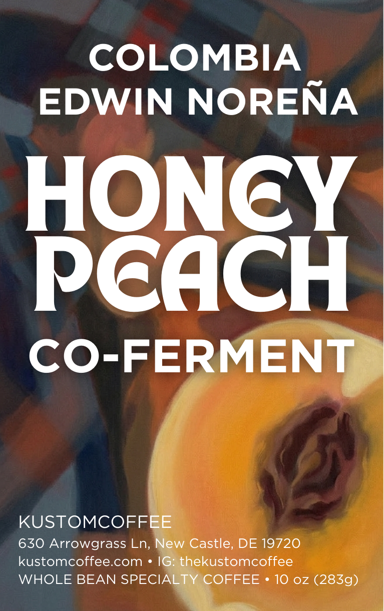 Colombia Carbonic Honey Peach Coferment Edwin Noreña – Kustomcoffee