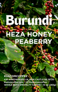 Burundi Honey Peaberry Heza Washing Station