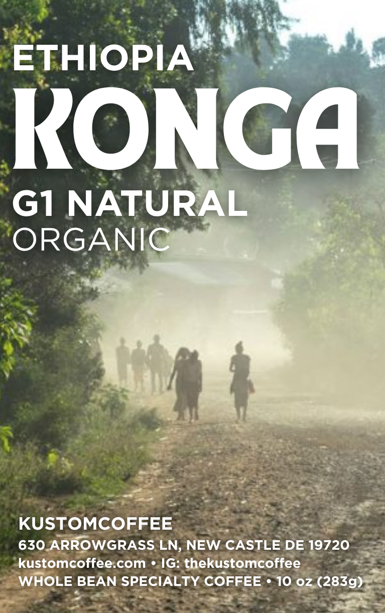 Ethiopia Yirgacheffe Konga G1 Natural Organic